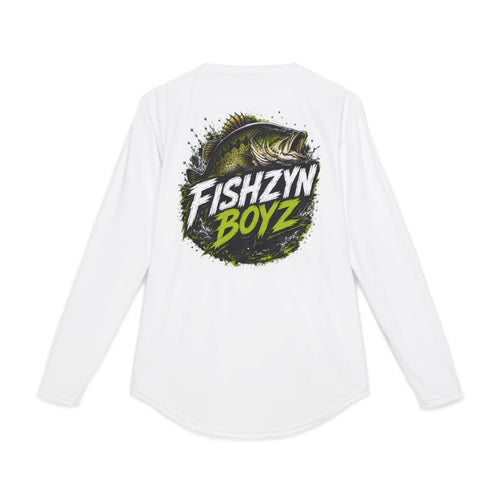 Fishing Long Sleeve Shirt - "FishzynBoyz" UV Protection Performance Tee
