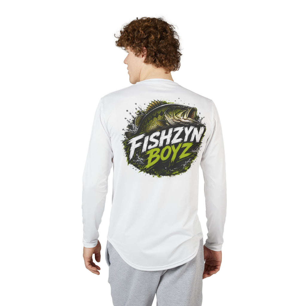 Fishing Long Sleeve Shirt - "FishzynBoyz" UV Protection Performance Tee