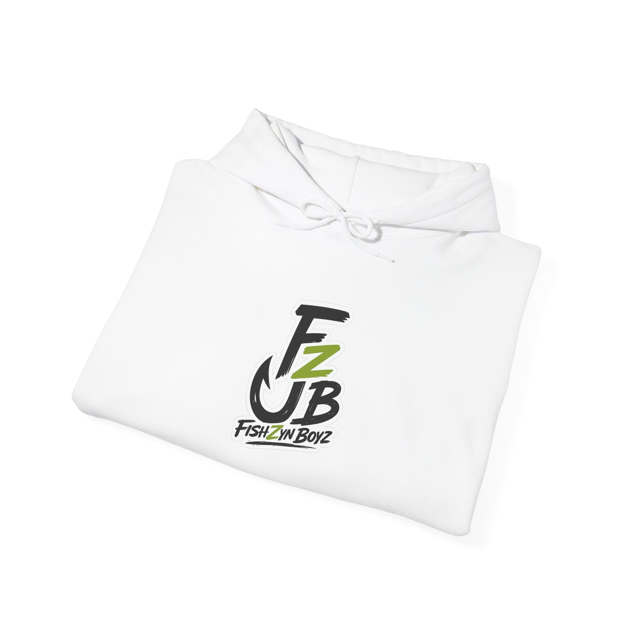 Fishzyn Boyz Front logo Only Unisex Heavy Blend™ Hooded Sweatshirt