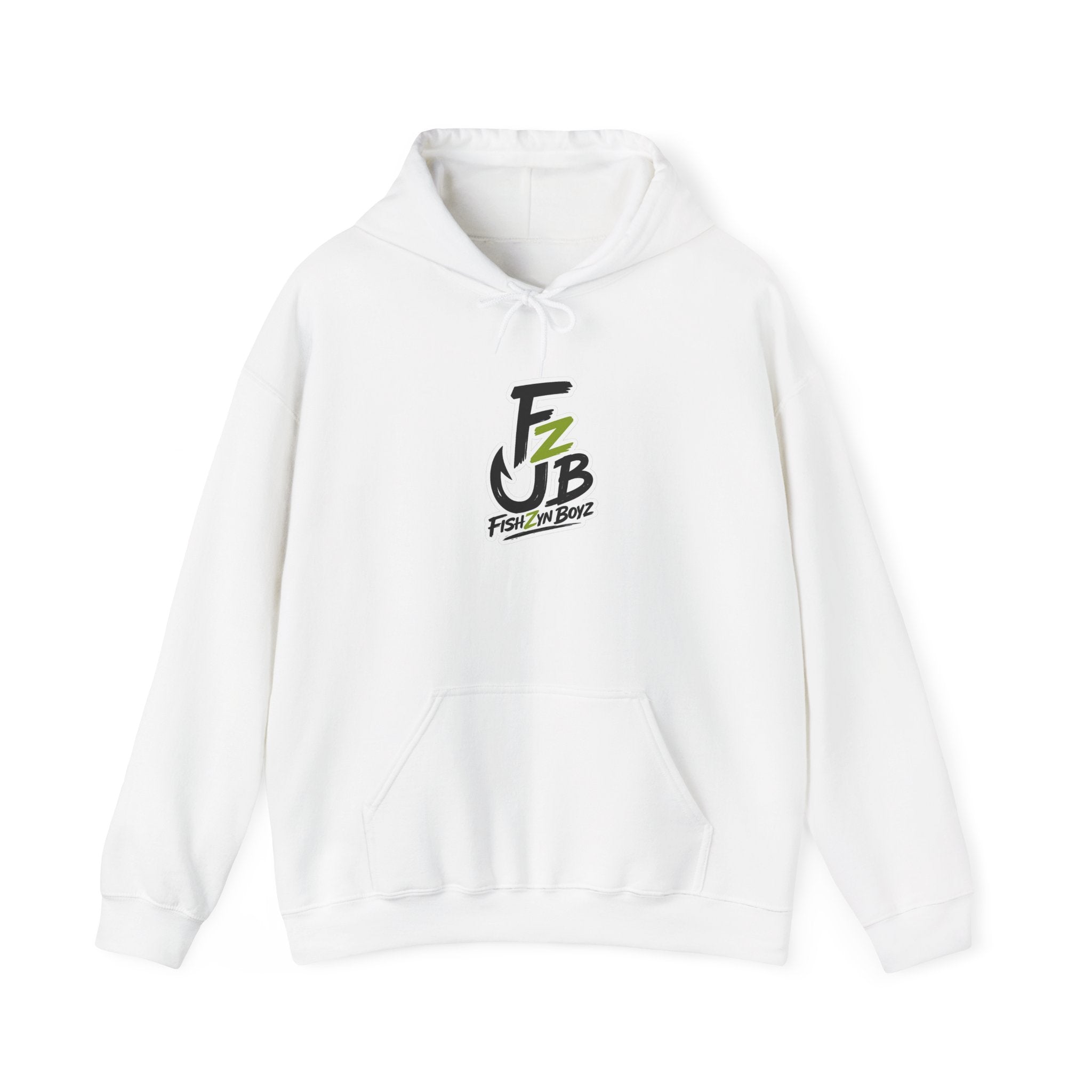 Fishzyn Boyz Front logo Only Unisex Heavy Blend™ Hooded Sweatshirt