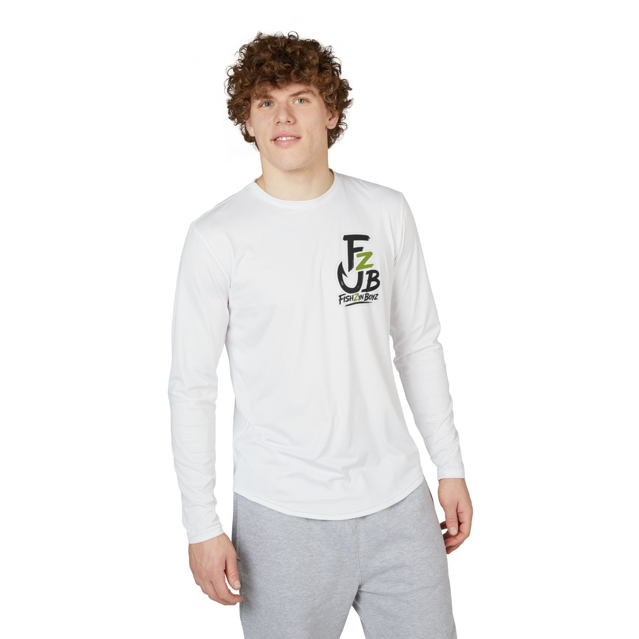 Fishing Long Sleeve Shirt - "FishzynBoyz" UV Protection Performance Tee